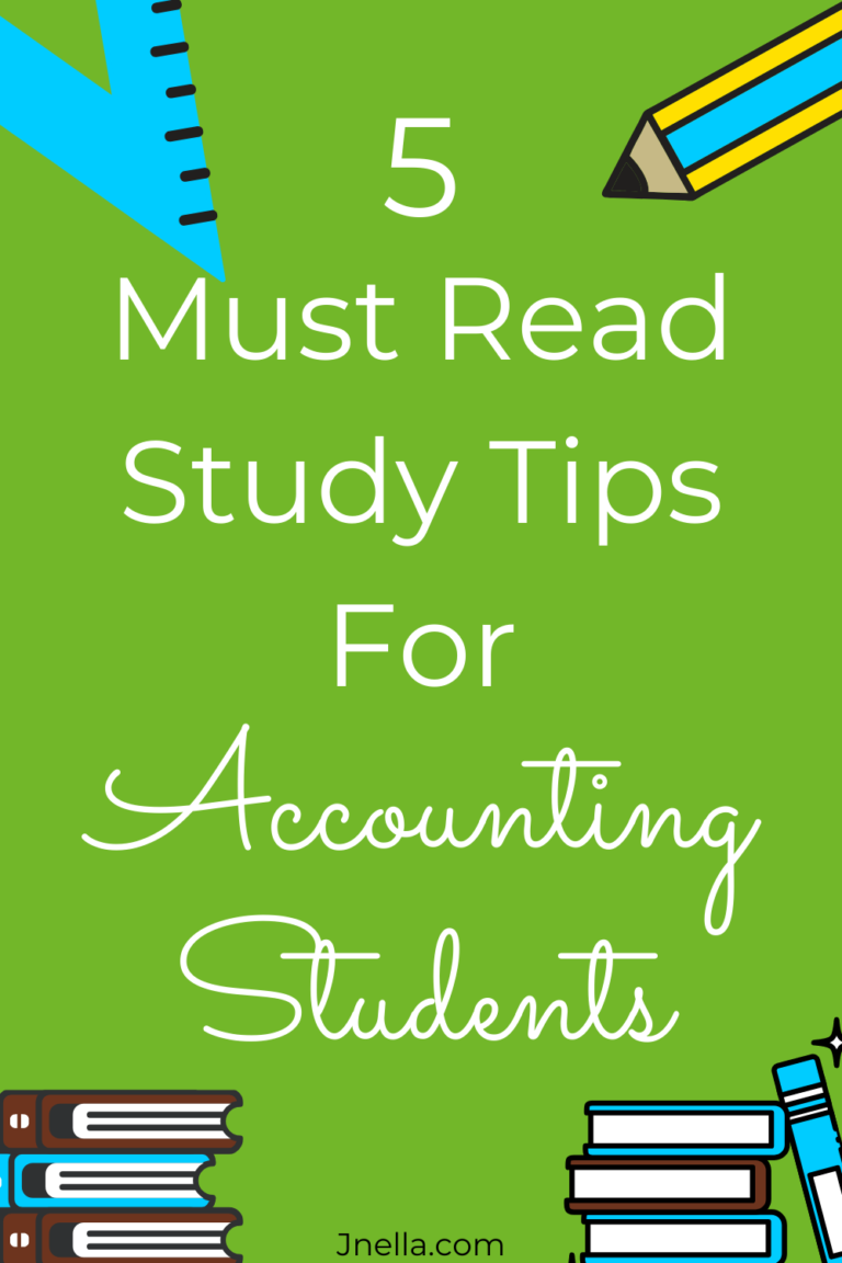 Read more about the article 5 Must Read Study Tips for Accounting Students